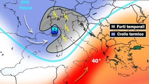 Meteo: pioggia al Nord, ancora caldo altrove