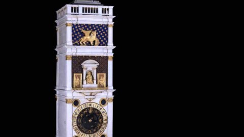 Venice clock tower, a model up for auction for €715.000/950.000