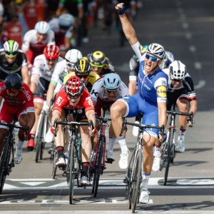 Tour de France: Zugabe von Kittel, Froome in Gelb