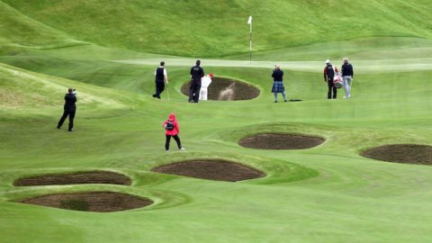 Golf, prove di Open Championship in Scozia