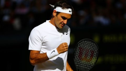 Wimbledon, Federer as a legend: he's in the final