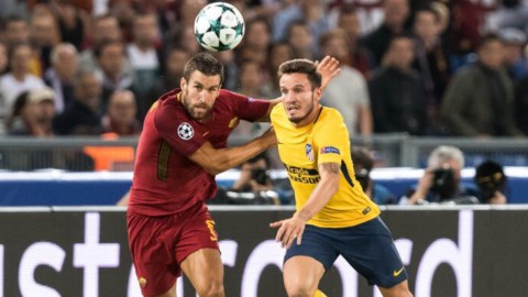 Champions: la Roma ferma l’Atletico e stasera tocca al Napoli