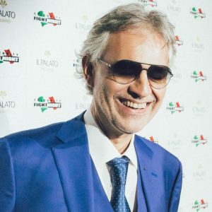 Celebrity fight night in Italy 2017: The Italian Palate with Andrea Bocelli