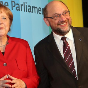 Pemilihan Jerman: Merkel melawan Schulz, memimpin dalam 5 poin