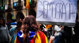 Manifestazione per l'indipendenza della Catalogna